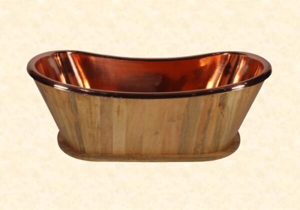 Copper and Wooden Bathtubs